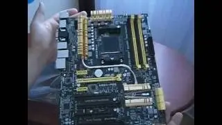 Материнская плата Asus A88X-PRO (sFM2+, AMD A88X, PCI-E x16) Розпаковка