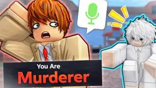 VOICE TROLLING as LIGHT YAGAMI in MURDER MYSTERY! (Roblox)