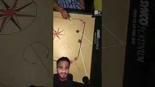 DOUBLE TOUCH TRICK SHOT || CARROMTRICK SHOT #football #carrom #carrompassion #soccer #carromfriends
