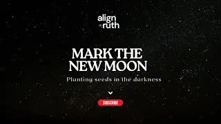 New Moon Ritual | Planting Seeds in the Dark (5-Minute Lunar Reset)