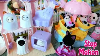 Spooky Surprise House & Baby Star Carousel Stop Motion - Sylvanian Families/Calico Critters New 2021
