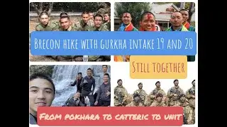 Hiking with Gurkha intake 19 and 20 | Four Falls Waterfall Hike | Brecon Beacons | still together