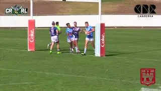 2018 CRRL - U18s - Round 2 Highlights - Queanbeyan Blues v Tuggeranong Bushrangers