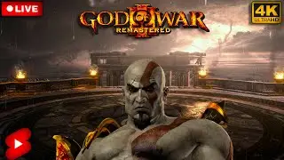 PART 4 OF KRATOS VENGEANCE SEAKING IN GOD OF WAR III First Ever Playthrough LIVE! #shorts