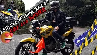 ESTRADA DE MANUTENÇÃO DA IMIGRANTES A BORDO DE UMA CBX 250 TWISTER 2008 😍 COM A ESPOSA ATÉ O LITORAL