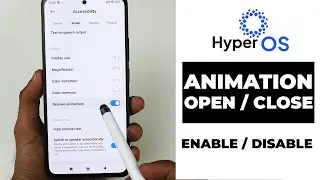 Enable App Opening and Closing Animation Feature on Hyper OS