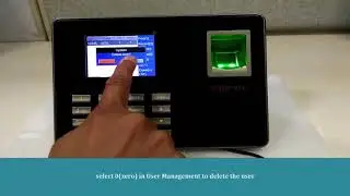 eSSL LX16 How to delete user