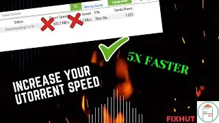 How to increase uTorrent download speed