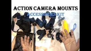Action Camera Mounts Accessories Kit | GoPro | SJCam | Hindi