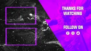 Free Outro Template | End Screen No Text |