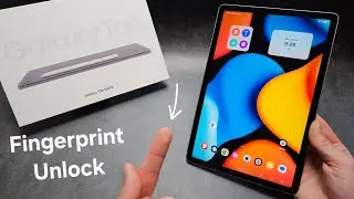 Как настроить разблокировку по отпечатку пальца на Samsung Galaxy Tab S10 / S10 Ultra, FE, Lite, ...