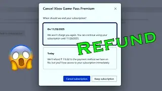 99/- 😱 How to Get Xbox Game Pass Refund || How to Cancel Xbox Game Pass subscription After 14 Days