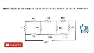 24. STAR DELTA TRANSFORMATION NUMERICAL PROBLEM EXAMPLE