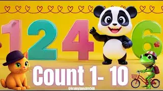 Counting 1&ndash;10 🔢 | Forward & Backward Counting Song with Panda Pogo | Brainy Bunch TV566