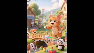 Milo and the Magical Paintbrush     #brave #cartoon #cat #animation #courage #cute #growth #dream