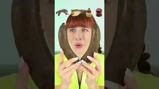 ASMR Brown Food, Banana, Chocolate Candy Eating Sounds
