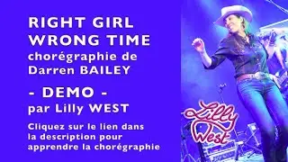 [DEMO] RIGHT GIRL WRONG TIME de Darren BAILEY, enseign&eacute;e par Lilly WEST