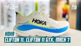 Hoka Clifton 11, Clifton 11 GTX e Mach 7 - The Running Event 2025