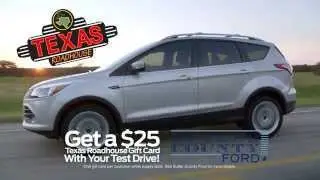 Butler County Ford Texas Roadhouse Test Drive Giveaway!