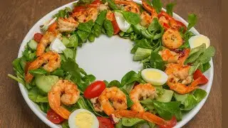 Weihnachts-Salat in 3 Minuten! Der Schönste & Schnellste Festtagssalat