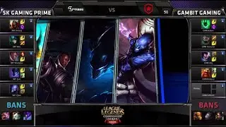 Gambit Gaming vs SK Prime | Game 4 Season 5 EU LCS Spring Promotion/Relegation | GMB vs SKP G4