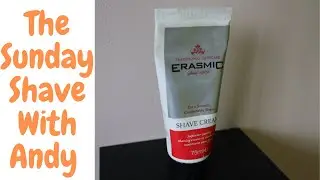 Andy's Sunday Shave with Erasmic Shaving Cream & CCT Brush