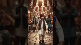 Trendy Little Pathan Prince | Peshawari Cap & Embroidered Waistcoat #pathan #pathantrending #fashion