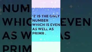 EvenPrime no. is 2 #shortyoutube #shorts #short