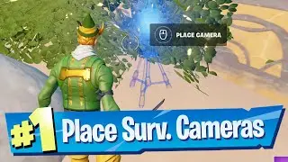Receive Your Next Objective at Mighty Monument & Place Surveillance Cameras Location - Fortnite