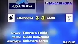 Sampdoria-Lazio 3:3, 1995/96 - Domenica Sprint (doppietta di Giuseppe Signori)