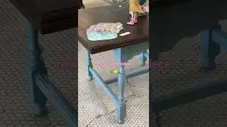 Now available &mdash; this one-of-a-kind table, refurbished in house ✨💘 #furniture #customfurniture #furni