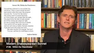 Modern Sonnet 196. Within the Watchtower -after Coleridge- by Andrew Barker.