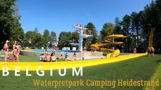 Zwembad uittesten @ Camping Heidestrand