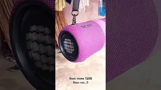 Boat stone 1208,1200,1200f Bass Test Short Video Speaker 🔊🔊 #boat #bassboosted #basstest