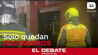 Así ha quedado el interior del bar que ha explotado en el distrito madrileño de Vallecas