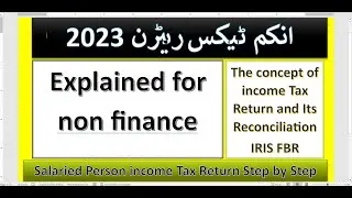 Salary income tax return 2023 epxlained for non finance with calculations