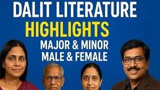 Dalit Literature: Male /Female | UGC NET English | Highlights & Key Works 🎯