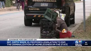 Two Pennsylvania state lawmakers are leading an effort to decriminalize homelessness in the state...
