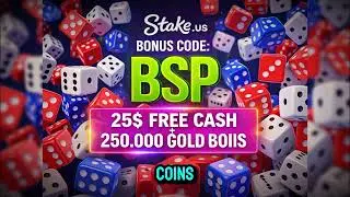 Stake.us Promo Code BSP - $25 Stake Cash Breakdown