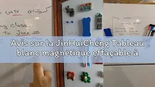 Avis sur la JinHuiCheng Tableau blanc magn&eacute;tique effa&ccedil;able &agrave; sec pour r&eacute;frig&eacute;rateur, tableau de rapp