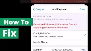 How To Fix Cannot Verify Payment Information Contact Apple Support 2023