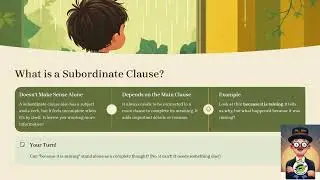 Complex Sentences (Subordinate Clauses)