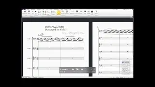 MarinoPianoMusic-OCEANWALKER (Arranged for Cello) Composer: Ben Marino. Featuring Sibelius Notation.