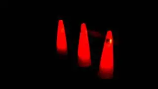 Light up traffic cones