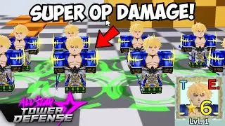 New Poseidon 6 Star OVER 6 MILLION DAMAGE?! | All Star Tower Defense Showcase