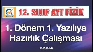 12. Sınıf- 1.  Dönem 1. Yazılı çalışması