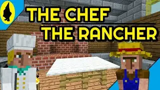 TekTopia Villagers | THE CHEF AND A USELESS RANCHER | Kitchen &  Cow Pen Build | EP4