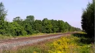 CP AC4400 9613 & CP AC4400 9766 WestBound Belleville sub