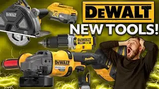 Best New Tools from DeWalt - New Grinders, Saws, and Drills!
