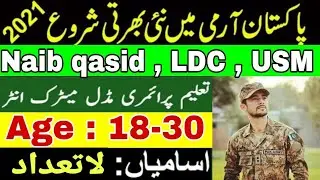 Pak Army jobs 2021 | Latest Pakistan army jobs 2021 | Latest govt jobs in Pakistan.